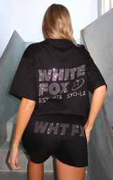 Always Shining Oversized Tee Black
