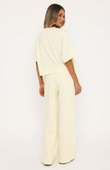 Never Missed Wide Leg Sweatpants Butter